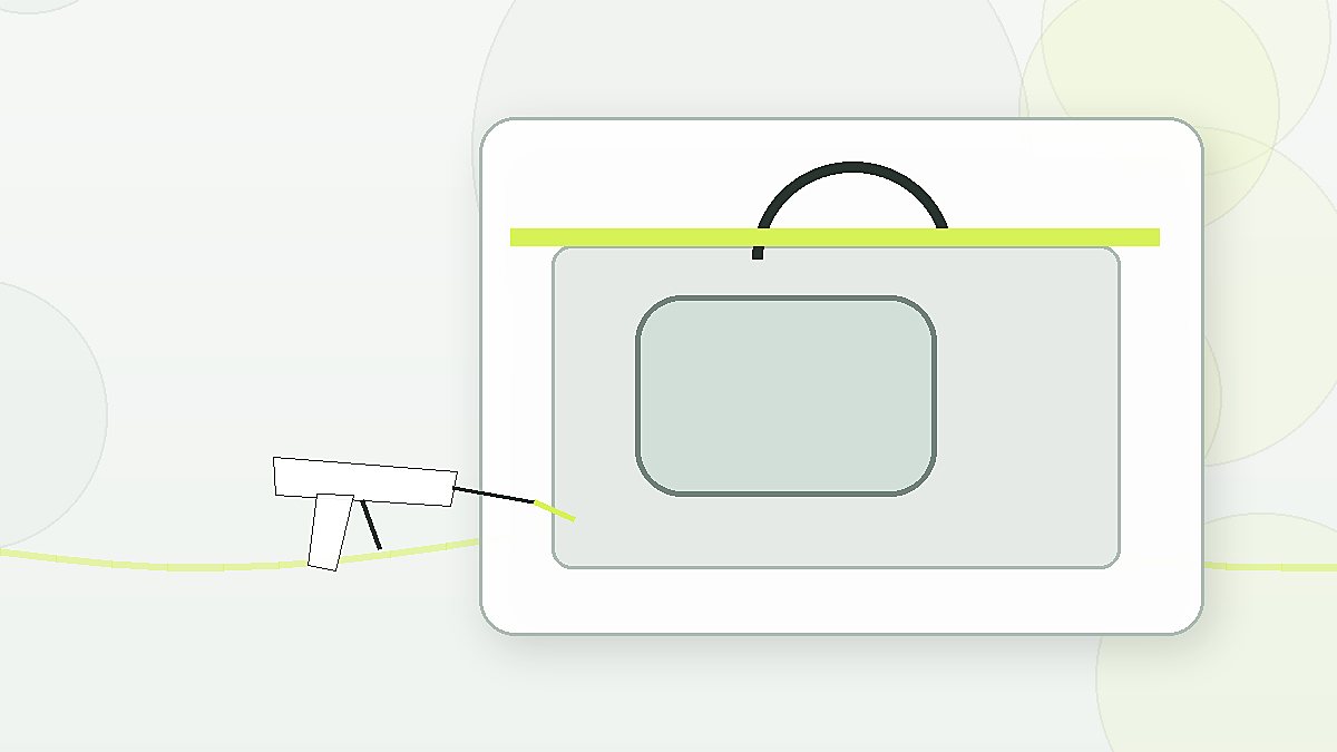 Illustration af elastisk fuge ved bordplade og vask